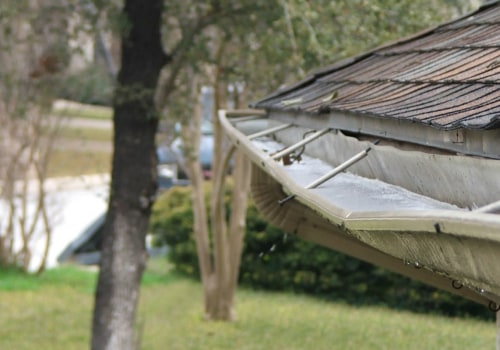 Where should rain gutters be placed?